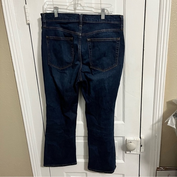J. Crew Factory Mid Rise Flare Crop Jeans All Day Stretch Size 30 O2 - Picture 6 of 11